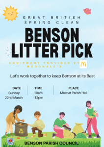 Blue and Green Community Clean Up Poster (4)